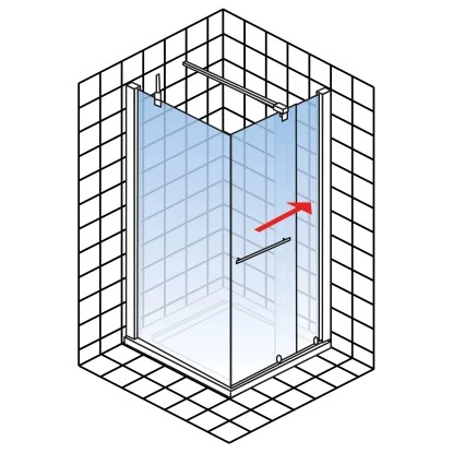 Schulte Schiebetür Inkl Seitenwand Toura Türanschlag Rechts 80 X 120 Cm 4 Schulte Schiebetür Inkl Seitenwand Toura Türanschlag Rechts 80 X 120 Cm – Bild 4