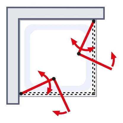 Schulte ExpressPlus Drehfalttür Eckeinstieg Garant Mit Duschwanne 90x90 Cm 5 Schulte ExpressPlus Drehfalttür Eckeinstieg Garant Mit Duschwanne 90x90 Cm – Bild 5