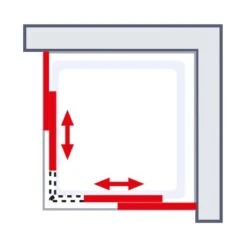 Schulte ExpressPlus Eckeinstieg Variabel Sunny80-90 X 80-90 X 180 Cm 4-teilig 8 Schulte ExpressPlus Eckeinstieg Variabel Sunny80-90 X 80-90 X 180 Cm 4-teilig -Schulte 060991064715 2053 064715 6