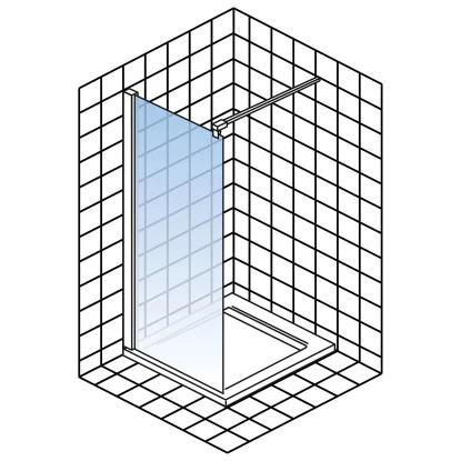 Schulte Alexa Style 2.0 Duschwand Walk In BlackStyle Atelier 1 Dekor 100 X 200cm 3 Schulte Alexa Style 2.0 Duschwand Walk In BlackStyle Atelier 1 Dekor 100 X 200cm – Bild 3