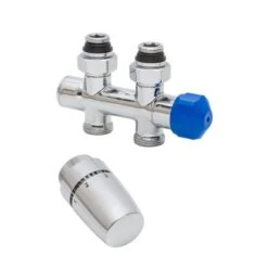 Schulte ExpressPlus Mittenanschlussgarnitur Set "Durchgang" Verchromt