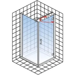 Schulte Drehtür Inkl. Seitenwand Toura Türanschlag Rechts 90 Cm X 90 Cm X 200 Cm 15 Schulte Drehtür Inkl. Seitenwand Toura Türanschlag Rechts 90 Cm X 90 Cm X 200 Cm -Schulte 0845 2053 EP666218341500 2