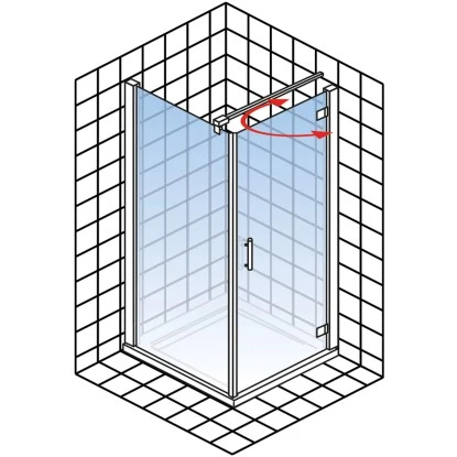 Schulte Drehtür Inkl. Seitenwand Toura Türanschlag Rechts 90 Cm X 90 Cm X 200 Cm 7 Schulte Drehtür Inkl. Seitenwand Toura Türanschlag Rechts 90 Cm X 90 Cm X 200 Cm – Bild 7