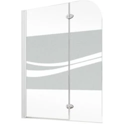 Schulte Badewannenaufsatz 2-teilig 112 Cm X 140 Cm Dekor Liane Weiß -Schulte 13996 2053 4060991020933 3