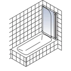 Schulte Badewannenaufsatz Einfaltbar Alpinweiß 140 X 115 Cm -Schulte 319845 4081 3