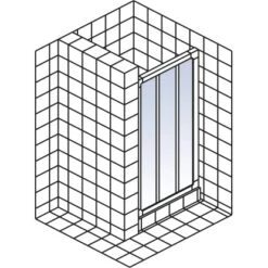 Schulte Kristall Trend Gleittür 3-teilig 80 Cm Kunstglas Softline Hell 6 Schulte Kristall Trend Gleittür 3-teilig 80 Cm Kunstglas Softline Hell -Schulte 32020 2053 4060991002335 5