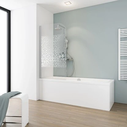 Schulte Badewannenaufsatz 1-teilig 80 Cm X 140 Cm Echtglas Terrazzo Chrom 1 Schulte Badewannenaufsatz 1-teilig 80 Cm X 140 Cm Echtglas Terrazzo Chrom