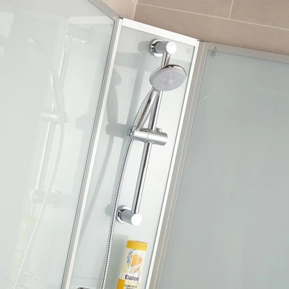 Schulte Komplettduschkabine Korfu II Mit Boiler Pumpe Alu-Natur Hellgrün 6 Schulte Komplettduschkabine Korfu II Mit Boiler Pumpe Alu-Natur Hellgrün – Bild 6