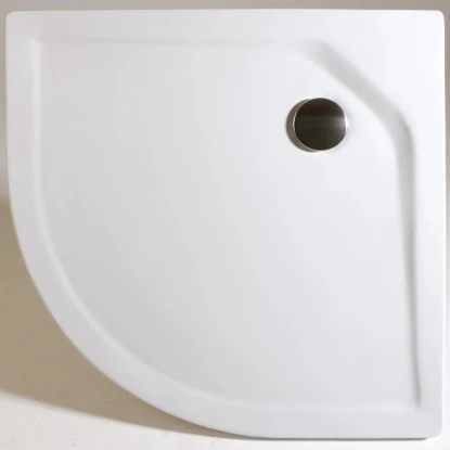 Schulte Duschwanne Rund Extraflach Alpinweiß 80 X 80 Cm 2 Schulte Duschwanne Rund Extraflach Alpinweiß 80 X 80 Cm – Bild 2