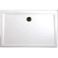 Schulte Duschwanne Rechteck Extra-flach Alpinweiß 80 Cm X 90 Cm