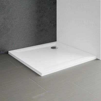 Schulte Duschwanne Eckig Extra-flach Mineralguss 90 X 90 Cm 2 Schulte Duschwanne Eckig Extra-flach Mineralguss 90 X 90 Cm – Bild 2