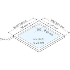 Schulte Duschwanne Eckig Extra-flach Mineralguss 90 X 90 Cm 7 Schulte Duschwanne Eckig Extra-flach Mineralguss 90 X 90 Cm -Schulte 32020 2053 4060991012006 5