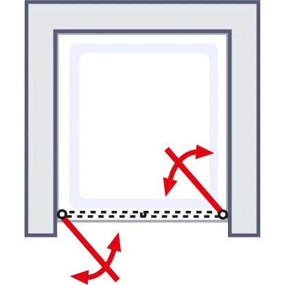 Schulte Pendeltür Sunny In Nische 180 X 80 Cm Alu Natur 5 Schulte Pendeltür Sunny In Nische 180 X 80 Cm Alu Natur – Bild 5