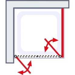 Schulte Set Pendeltür Und Seitenwand Sunny 80 Cm X 80 Cm X 180 Cm 5 Schulte Set Pendeltür Und Seitenwand Sunny 80 Cm X 80 Cm X 180 Cm -Schulte 32020 2053 4060991013355 6