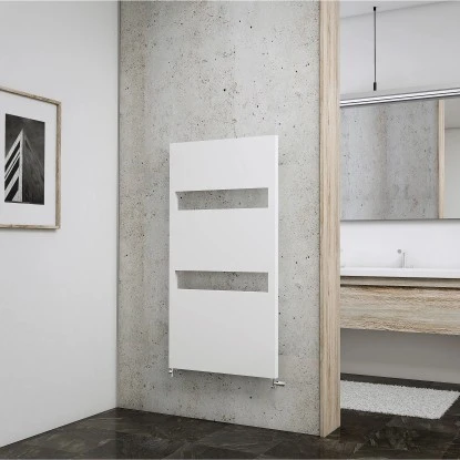 Schulte ExpressPlus Design-Heizkörper Turin Anschl. Unten HxB 114,3x60,5cm 449W 2 Schulte ExpressPlus Design-Heizkörper Turin Anschl. Unten HxB 114,3x60,5cm 449W – Bild 2
