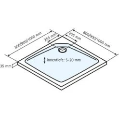 Schulte ExpressPlus Duschwanne Quadrat Extraflach Alpinweiß 90 X 90 Cm 8 Schulte ExpressPlus Duschwanne Quadrat Extraflach Alpinweiß 90 X 90 Cm -Schulte 32020 2053 4060991037030 5