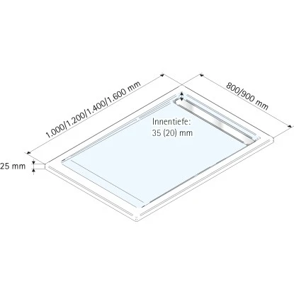 Schulte ExpressPlus Duschwanne Mit Rinne Chromoptik Extraflach 90 X 120 Cm 4 Schulte ExpressPlus Duschwanne Mit Rinne Chromoptik Extraflach 90 X 120 Cm – Bild 4