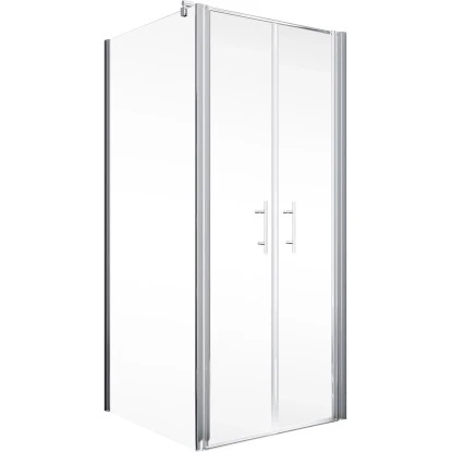 Schulte ExpressPlus Pendeltür AlexaStyle2.0 Alunatur 90x90x192cm 2 Schulte ExpressPlus Pendeltür AlexaStyle2.0 Alunatur 90x90x192cm – Bild 2