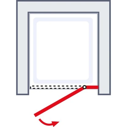 Schulte ExpressPlus Drehtür In Nische MasterClass Rechts Chromoptik 90x200cm 5 Schulte ExpressPlus Drehtür In Nische MasterClass Rechts Chromoptik 90x200cm – Bild 5