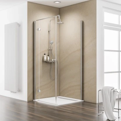 Schulte ExpressPlus Drehtür MasterClasslinks Chromoptik 90x200cm 1 Schulte ExpressPlus Drehtür MasterClasslinks Chromoptik 90x200cm