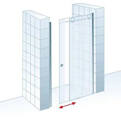Schulte ExpressPlus Gleittür In Nische MasterClass Rechts Chromoptik 120x200cm 3 Schulte ExpressPlus Gleittür In Nische MasterClass Rechts Chromoptik 120x200cm – Bild 3