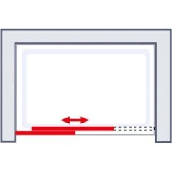 Schulte ExpressPlus Gleittür In Nische MasterClass Links Chromoptik 120x200cm 7 Schulte ExpressPlus Gleittür In Nische MasterClass Links Chromoptik 120x200cm -Schulte 32020 2053 4060991038440 6
