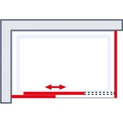 Schulte ExpressPlus Gleittür MasterClass Links Chromoptik 120x80x200cm -Schulte 32020 2053 4060991038471 6