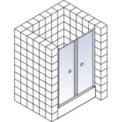 Schulte ExpressPlus Pendeltür In Nische Garant Alunatur 90x200cm -Schulte 32020 2053 4060991038600 5