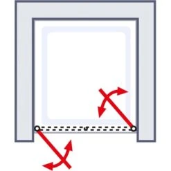 Schulte ExpressPlus Pendeltür In Nische Garant Alunatur 90x200cm -Schulte 32020 2053 4060991038600 6