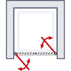 Schulte ExpressPlus Pendeltür Garant Alu-Natur Klar Hell 100x200cm 9 Schulte ExpressPlus Pendeltür Garant Alu-Natur Klar Hell 100x200cm -Schulte 32020 2053 4060991038624 6