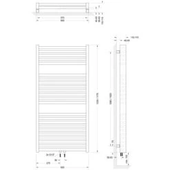 Schulte Design-Heizkörper München Powerpack HxB 123 X 60 Cm 986 W 8 Schulte Design-Heizkörper München Powerpack HxB 123 X 60 Cm 986 W -Schulte 32020 2053 4060991041488 6