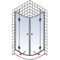 Schulte Runddusche Youngline Chromoptik Depoli Light 192 Cm X 90 Cm X 90 Cm. Rad 12 Schulte Runddusche Youngline Chromoptik Depoli Light 192 Cm X 90 Cm X 90 Cm. Rad -Schulte 4037563122555 5