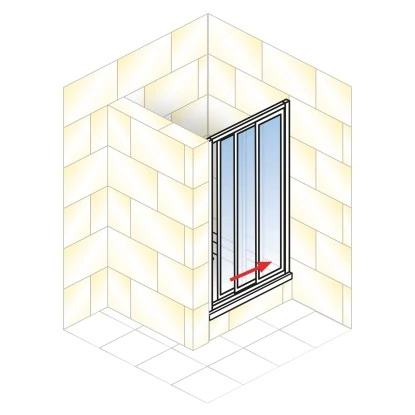 Schulte Sunny Gleittür In Nische 80 X 175 Cm Weiß 3 Schulte Sunny Gleittür In Nische 80 X 175 Cm Weiß – Bild 3