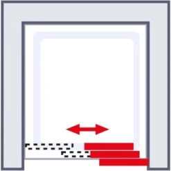 Schulte 3-teilige Schiebetür Für Nischen Kristall/Trend Alu-Natur BxH 80x185 Cm 6 Schulte 3-teilige Schiebetür Für Nischen Kristall/Trend Alu-Natur BxH 80x185 Cm -Schulte 4060991002359 2053 04