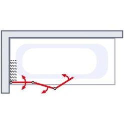 Schulte Komfort Badewannenfaltwand 3-tlg. 151,8 X 140 Cm Alu Natur 9 Schulte Komfort Badewannenfaltwand 3-tlg. 151,8 X 140 Cm Alu Natur -Schulte 4060991004612 2053 6