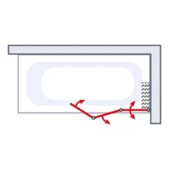 Schulte Komfort Badewannenfaltwand 3-tlg. 126,8 X 140 Cm Weiß 7 Schulte Komfort Badewannenfaltwand 3-tlg. 126,8 X 140 Cm Weiß -Schulte 4060991004803 6