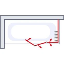 Schulte Badewannenaufsatz 4-teilig Mit Seitenwand Kunstglas 5 Schulte Badewannenaufsatz 4-teilig Mit Seitenwand Kunstglas -Schulte 4060991004810 2053 6