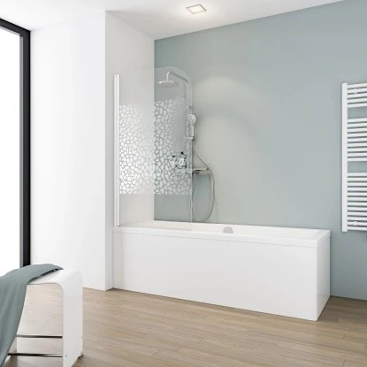 Schulte Badewannenaufsatz 1-teilig 80 Cm X 140 Cm Echtglas Terrazzo Weiß 1 Schulte Badewannenaufsatz 1-teilig 80 Cm X 140 Cm Echtglas Terrazzo Weiß