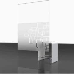 Schulte Wannenaufsatz Schwenkbar Echtglas Chrom Dekor Softcube 140 Cm X 80 Cm -Schulte 4060991005145 2053 4