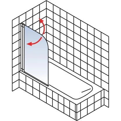 Schulte Badewannenaufsatz Echtglas Alu Natur 130 Cm X 70 Cm 3 Schulte Badewannenaufsatz Echtglas Alu Natur 130 Cm X 70 Cm – Bild 3