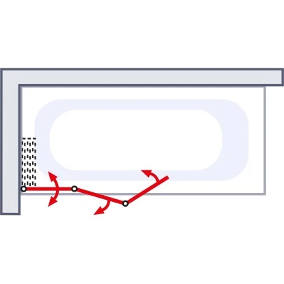 Schulte Badewannenaufsatz Komfort 3-tlg. Alpinweiß 140 X 125 Cm 3 Schulte Badewannenaufsatz Komfort 3-tlg. Alpinweiß 140 X 125 Cm – Bild 3
