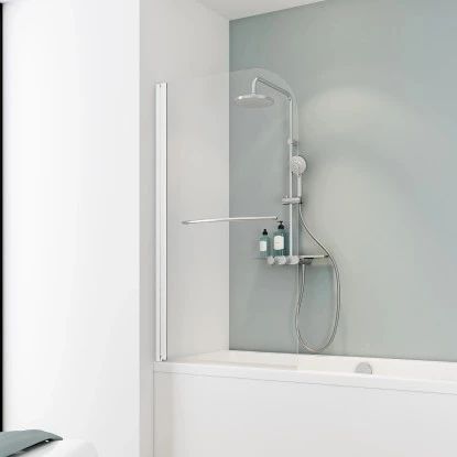 Schulte Komfort Badewannenfaltwand 1-tlg. Mit Handtuchhalter 70 X 140 Cm Weiß 1 Schulte Komfort Badewannenfaltwand 1-tlg. Mit Handtuchhalter 70 X 140 Cm Weiß