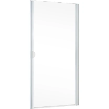 Schulte Drehtür Logo Echtglas Weiß 80 Cm X 180 Cm 2 Schulte Drehtür Logo Echtglas Weiß 80 Cm X 180 Cm – Bild 2