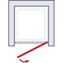 Schulte Drehtür Logo Echtglas Weiß 80 Cm X 180 Cm 9 Schulte Drehtür Logo Echtglas Weiß 80 Cm X 180 Cm -Schulte 4060991012860 2053 6