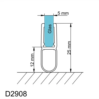 Schulte Dichtung Für Duschabtrennung/Badewannenaufsätze Mit 4 - 5 Mm Glas 100 Cm 2 Schulte Dichtung Für Duschabtrennung/Badewannenaufsätze Mit 4 - 5 Mm Glas 100 Cm – Bild 2