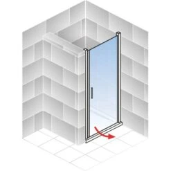 Schulte Drehtür In Nische Alexa Style 2.0 Dekor Liane 80 Cm X 192 Cm 12 Schulte Drehtür In Nische Alexa Style 2.0 Dekor Liane 80 Cm X 192 Cm -Schulte 4060991015991 2053 5