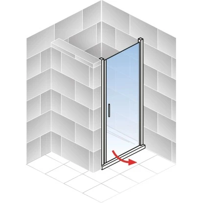 Schulte Drehtür In Nische Alexa Style 2.0 Dekor Liane 80 Cm X 192 Cm 6 Schulte Drehtür In Nische Alexa Style 2.0 Dekor Liane 80 Cm X 192 Cm – Bild 6