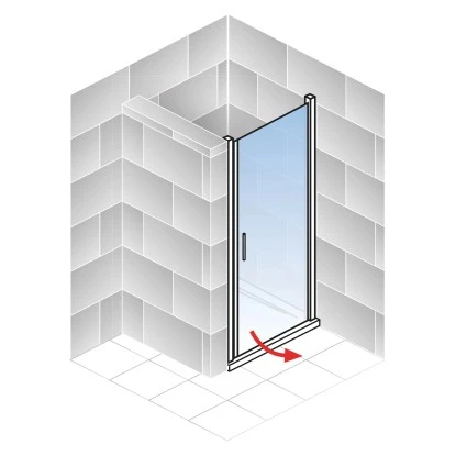 Schulte Alexa Style 2.0 Drehtür In Nische 90 X 192 Cm 4 Schulte Alexa Style 2.0 Drehtür In Nische 90 X 192 Cm – Bild 4