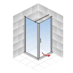 Schulte Alexa Style 2.0 Drehtür Inklusive Seitenwand 90 X 90 X 192 Cm -Schulte 4060991017513 5