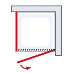 Schulte Alexa Style 2.0 Drehtür Inklusive Seitenwand 90 X 90 X 192 Cm -Schulte 4060991017513 6